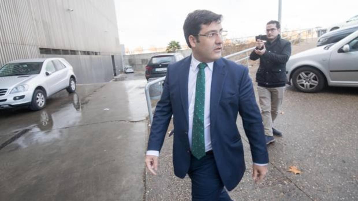 Jesús León, en las oficinas de El Arcángel