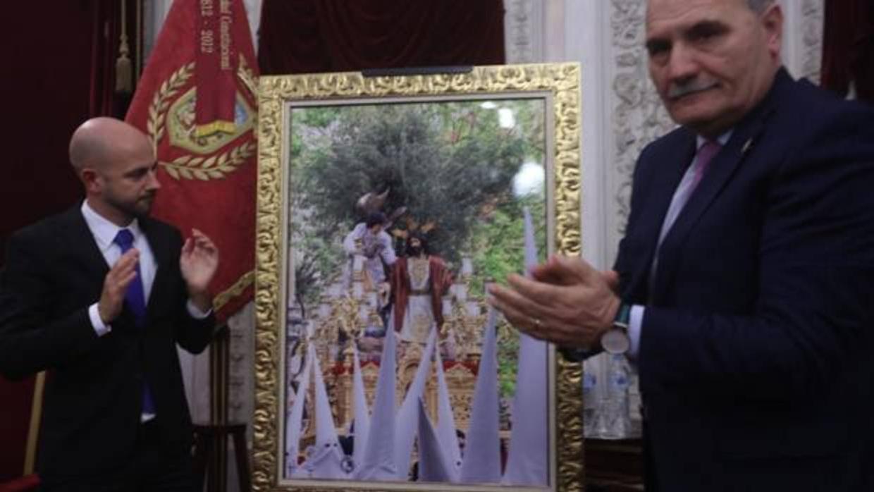 Momento de la presentación del cartel de Semana Santa.