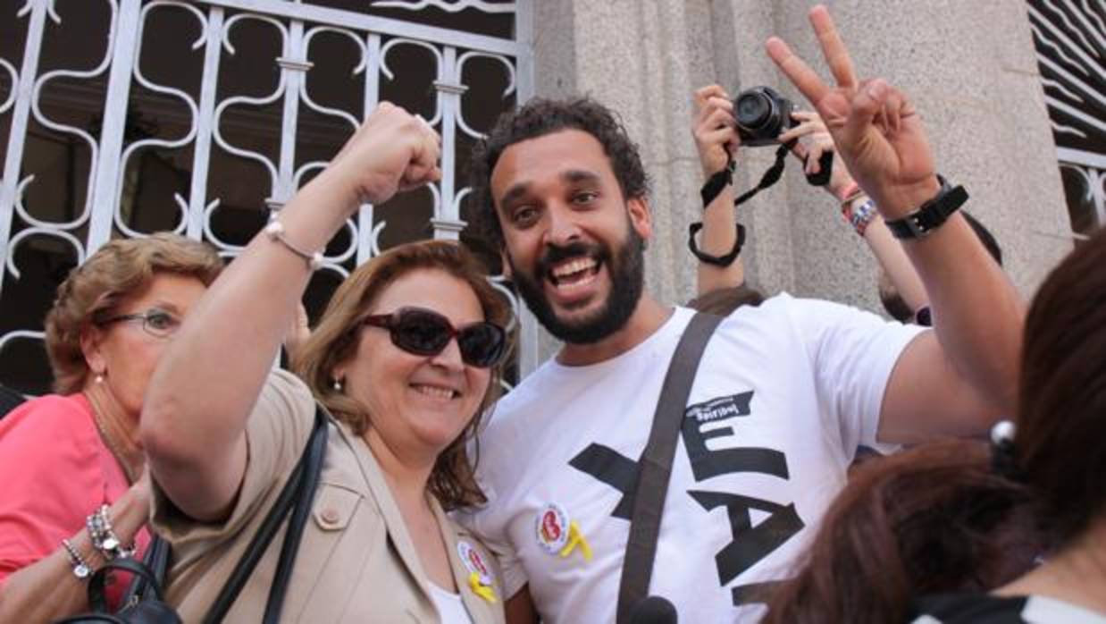 Paloma Hergueta y Spiriman, en una manifestación conjunta por la sanidad pública de calidad