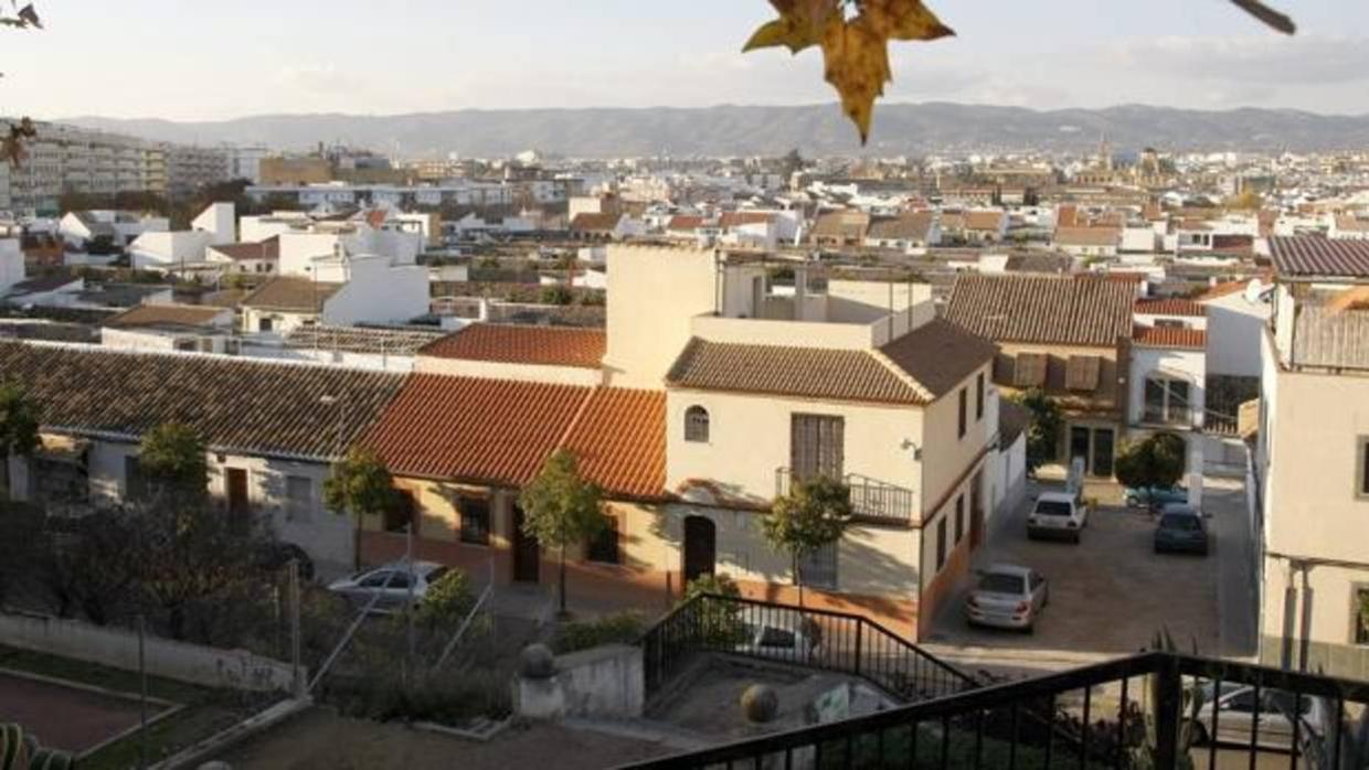 Vista aérea de las casas de Fray Albino en la capital