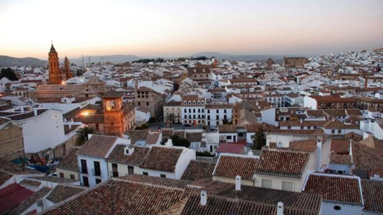 Vista de la localidad malagueña de Antequera