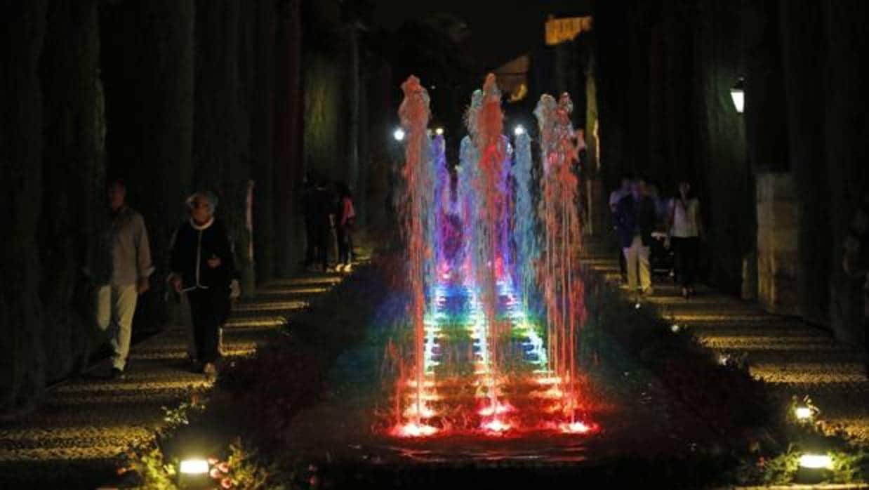 El recuperado espectáculo de luz y sonido del Alcázar de Córdoba
