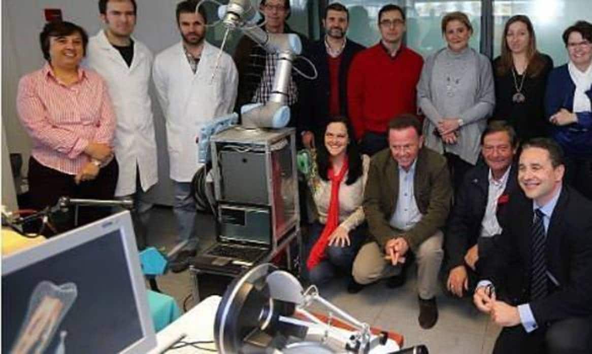 Imagen del primer robot quirúrgico en tres dimensiones desarrollado por la Universidad de Córdoba