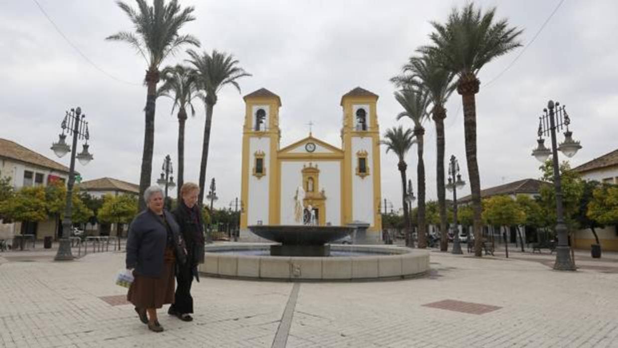 La plaza de Cañero, una de las zonas señaladas