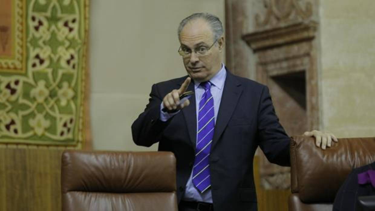 Juan Pablo Durán en el Parlamento andaluz