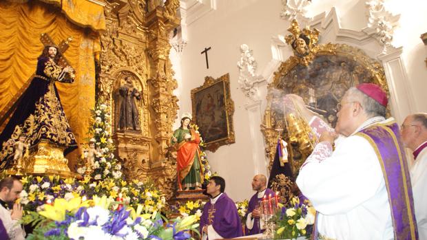 El obispo abre el Año Jubilar Nazareno de Priego de Córdoba