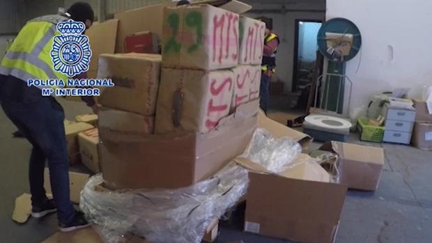 Golpe al narcotráfico en La Línea de la Concepción: decomisadas dos toneladas y media de hachís