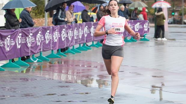 Victoria de Irene Rancaño en la «Pink Running» de Córdoba