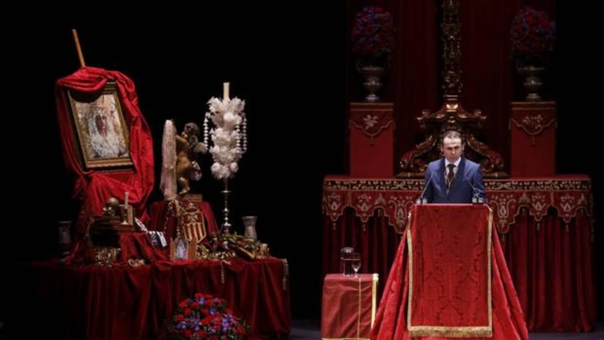 Pregón de Francisco Mellado, en el Gran Teatro