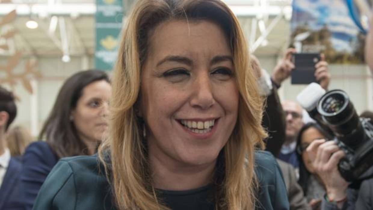 Susana Díaz estuvo el viernes en la Feria de los Pueblos de Jaén