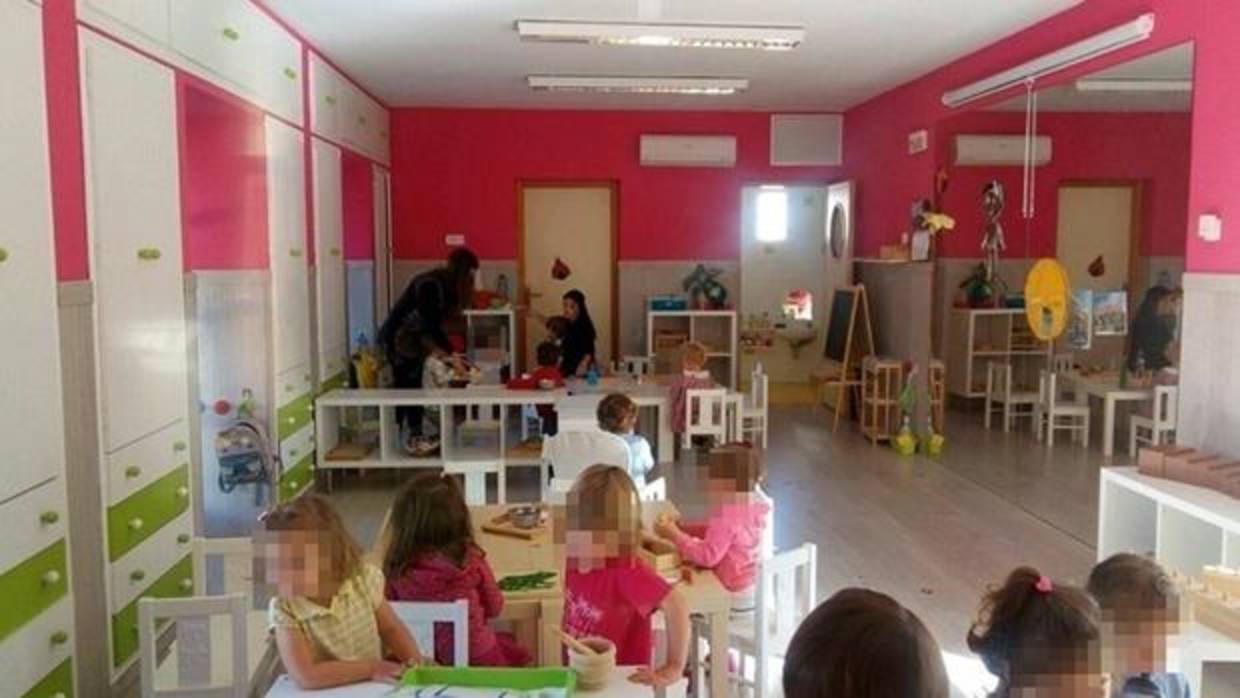 Una de las aulas de la escuela infantil Montessori Dream