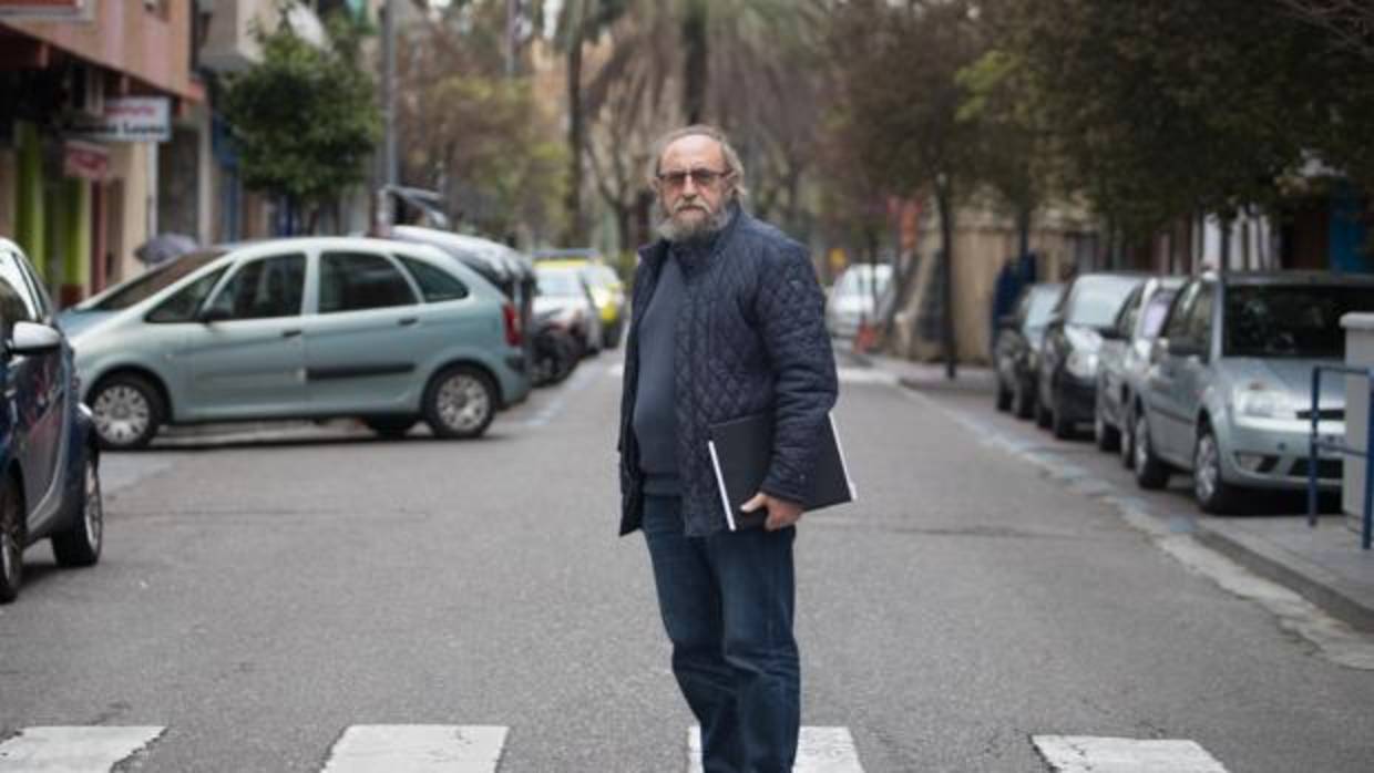 Manuel Sarmiento, este lunes en Ciudad Jardín