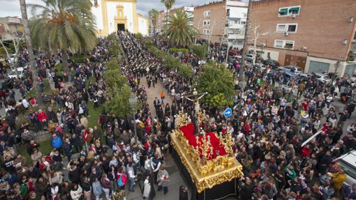 El Cristo del Amor en el Domingo de Ramos de Córdoba