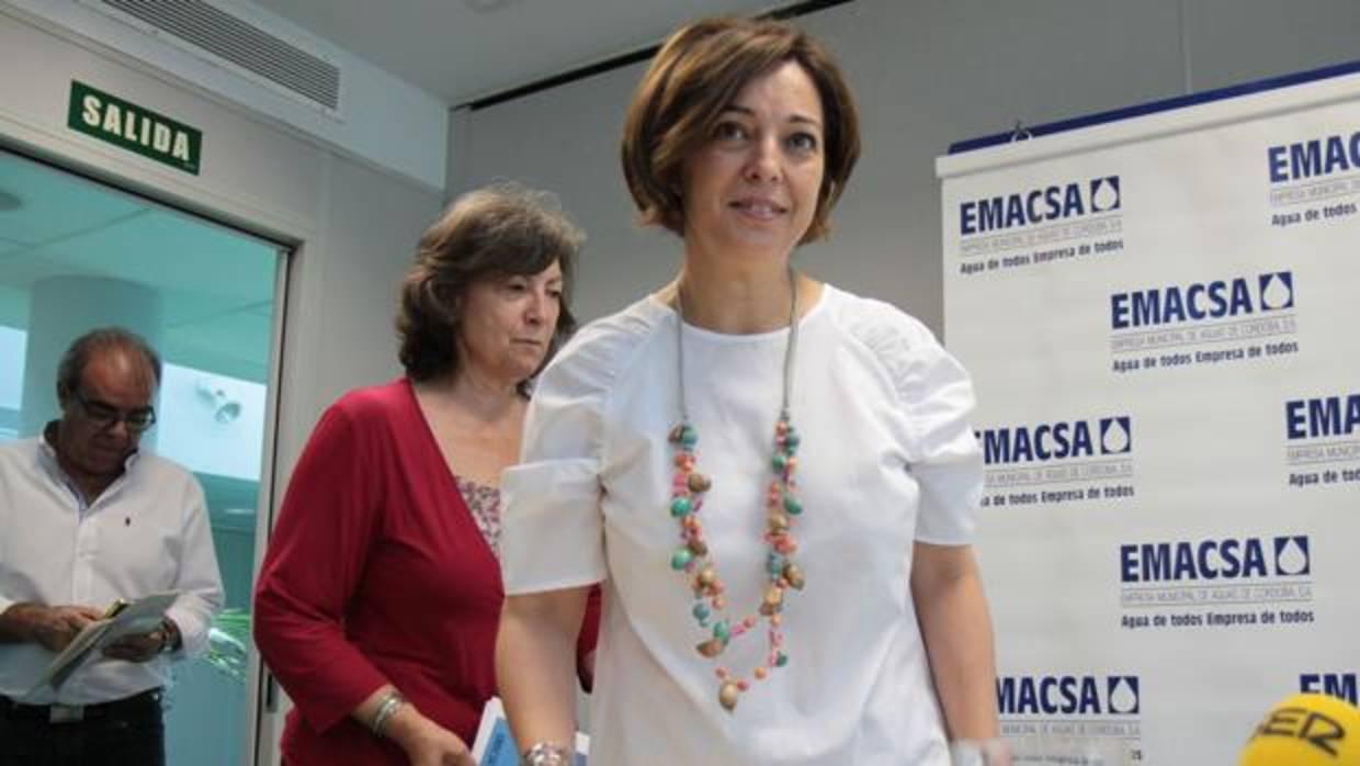 La presidenta de Emacsa, Isabel Ambrosio