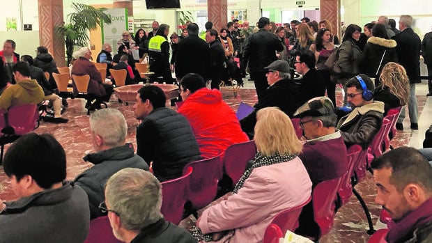 Vuelven las colas y la tensión en el servicio de atención ciudadana del edificio de Gran Capitán en Córdoba