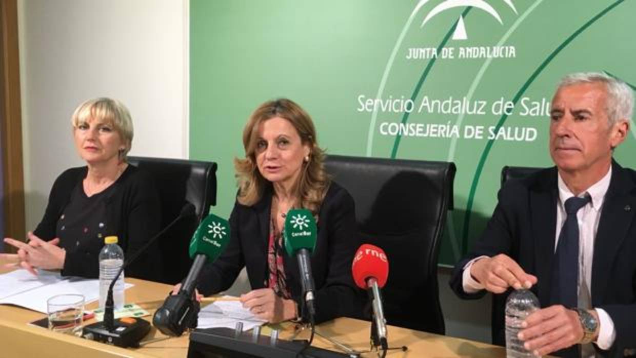 Rueda de prensa de Marina Álvarez, consejera de Salud de la Junta de Andalucía