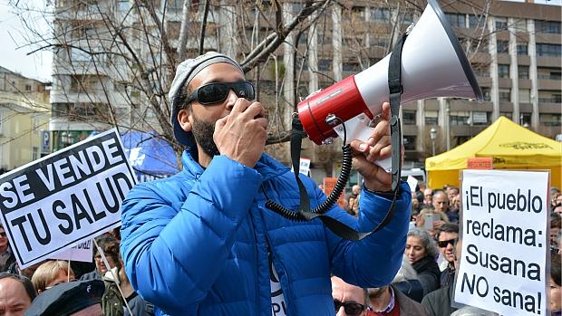 Spiriman convoca su primera manifestación en Sevilla contra la gestión de Susana Díaz