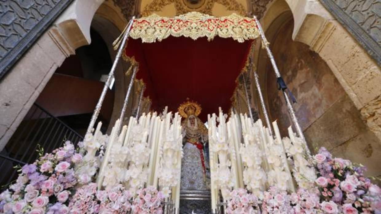 La Virgen de la Salud el pasado Martes Santo