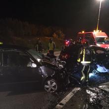 Los bomberos, en el lugar de los hechos