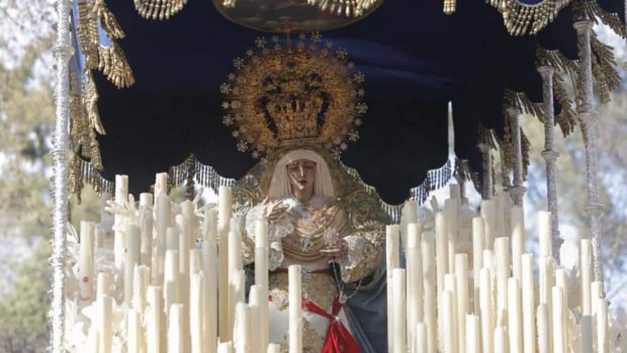 Nuestra Señora de la Estrella el pasado Lunes Santo