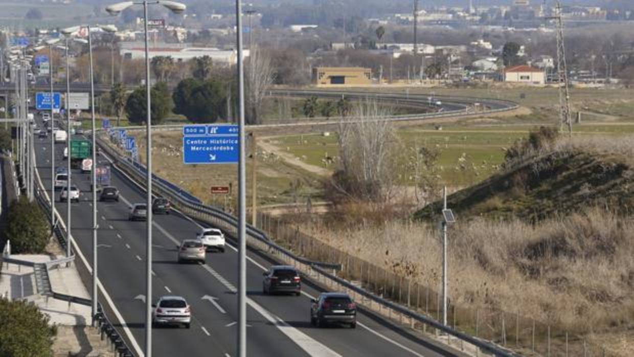 Tramo de autovía A-4 a su paso por Córdoba afectado por las obras