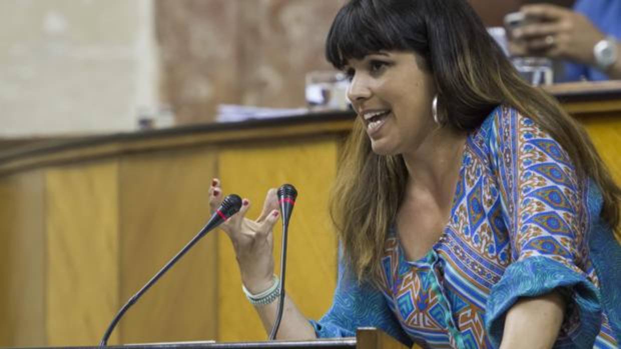 La lideresa de Podemos en Andalucía Teresa Rodríguez