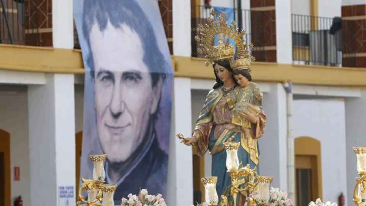 María Auxiliadora en su procesión del pasado año