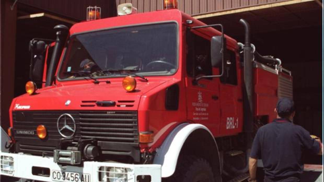 Un camión de los bomberos de Córdoba