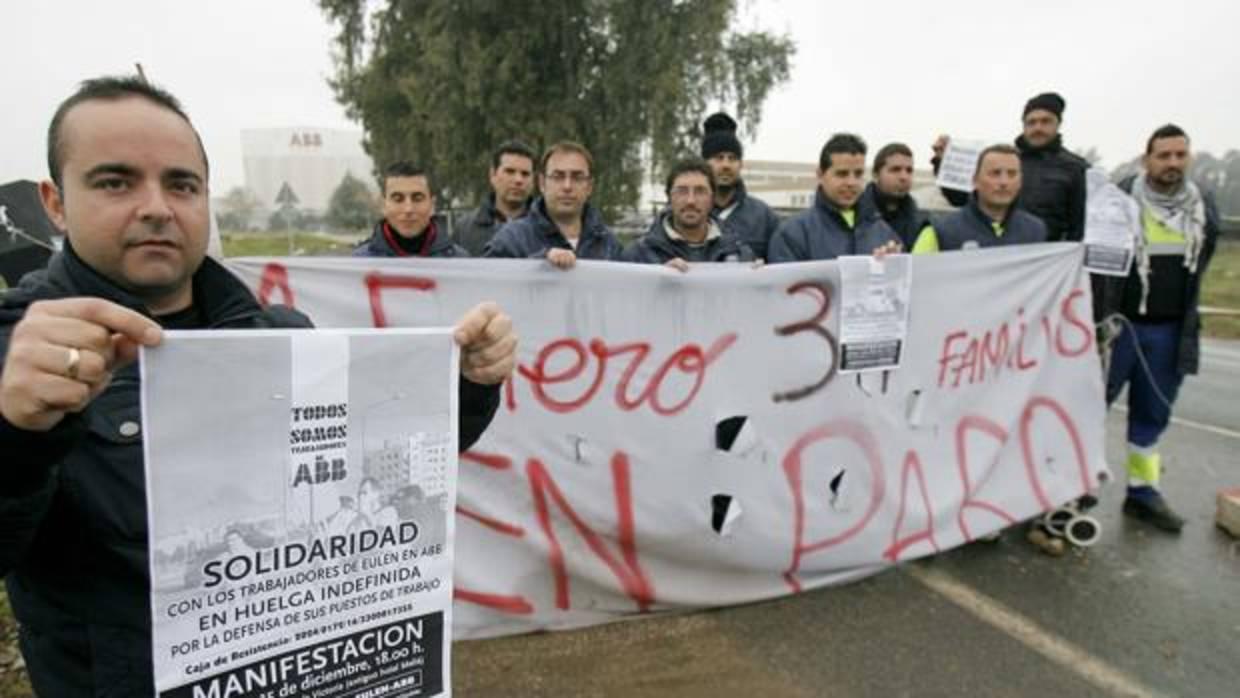 Protesta laboral en ABB