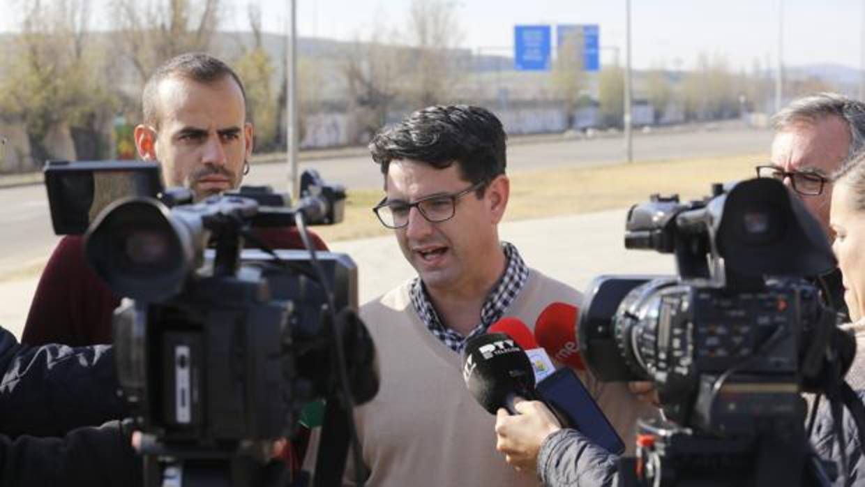 Pedro García, en una comparecencia reciente ante los medios de comunicación