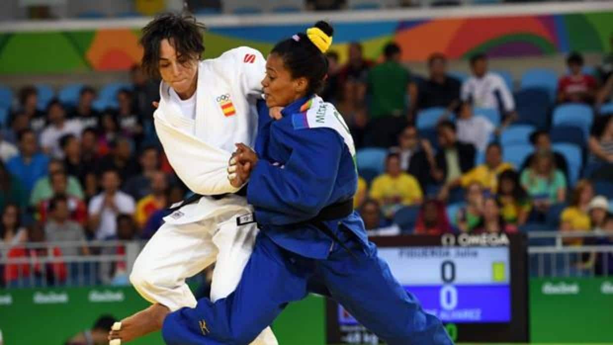 Julia Figueroa durante un combate en los pasados Juegos Olímpicos de Río de Janeiro