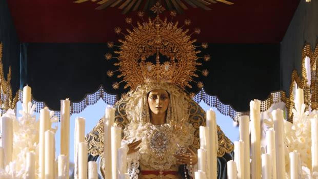 La Virgen de la Trinidad el pasado Martes Santo