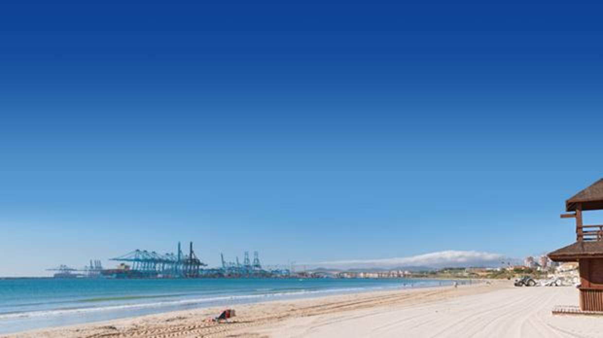 Imagen de la playa del Rinconcillo, en Algeciras.