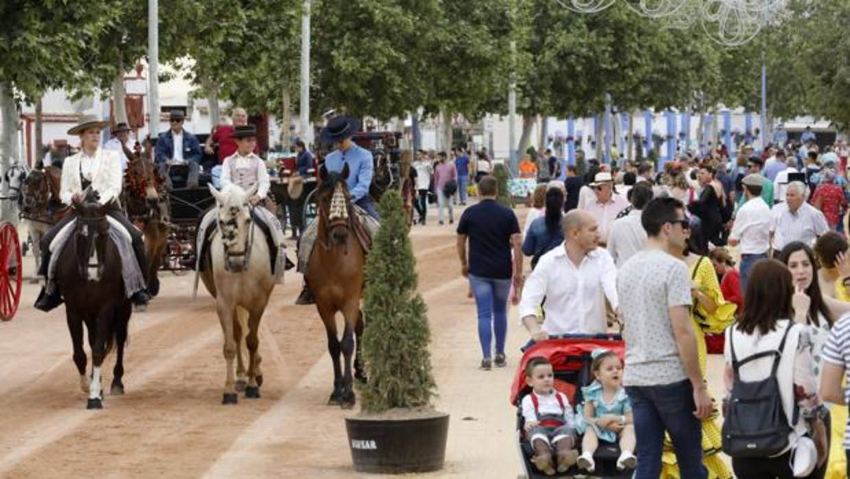 Ambiente en El Arenal durante la FEria que acaba de terminar