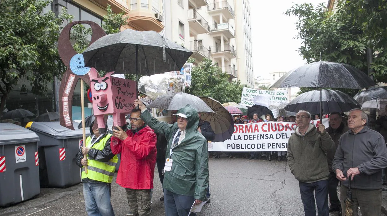 Manifestación en Córdoba por las pensiones públicas