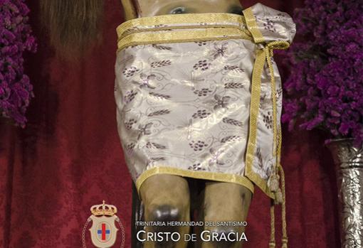 El Cristo de Gracia con el sudario