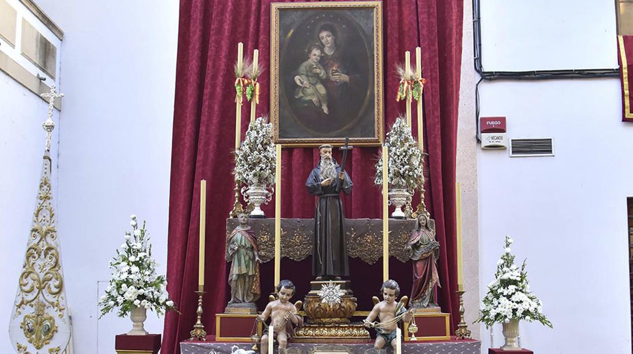 Altar de la hermandad de la Paz y Esperanza