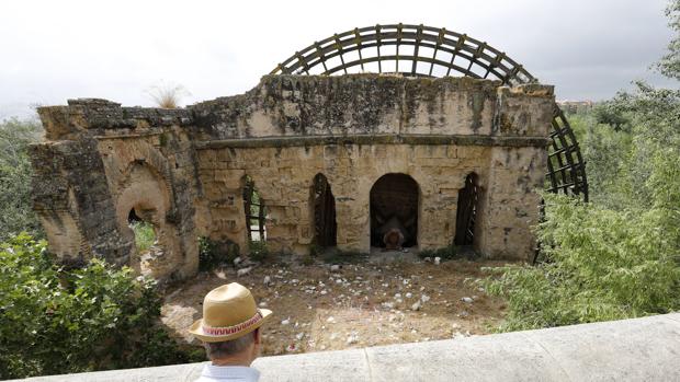 Noria de la Albolafia, símbolo de Córdoba, en estado de abandono