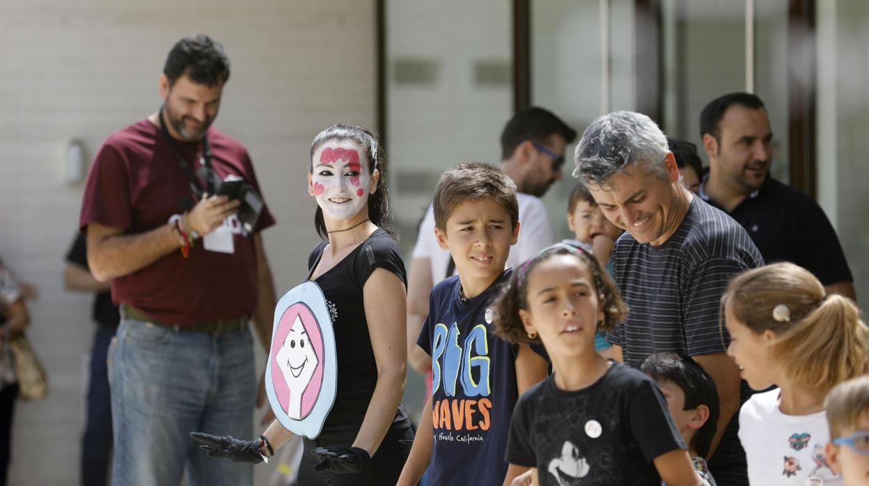 Imagen del taller infantil «Danza en Al-Ándalus», organizado esta mañana en el Museo de Medina Azahara