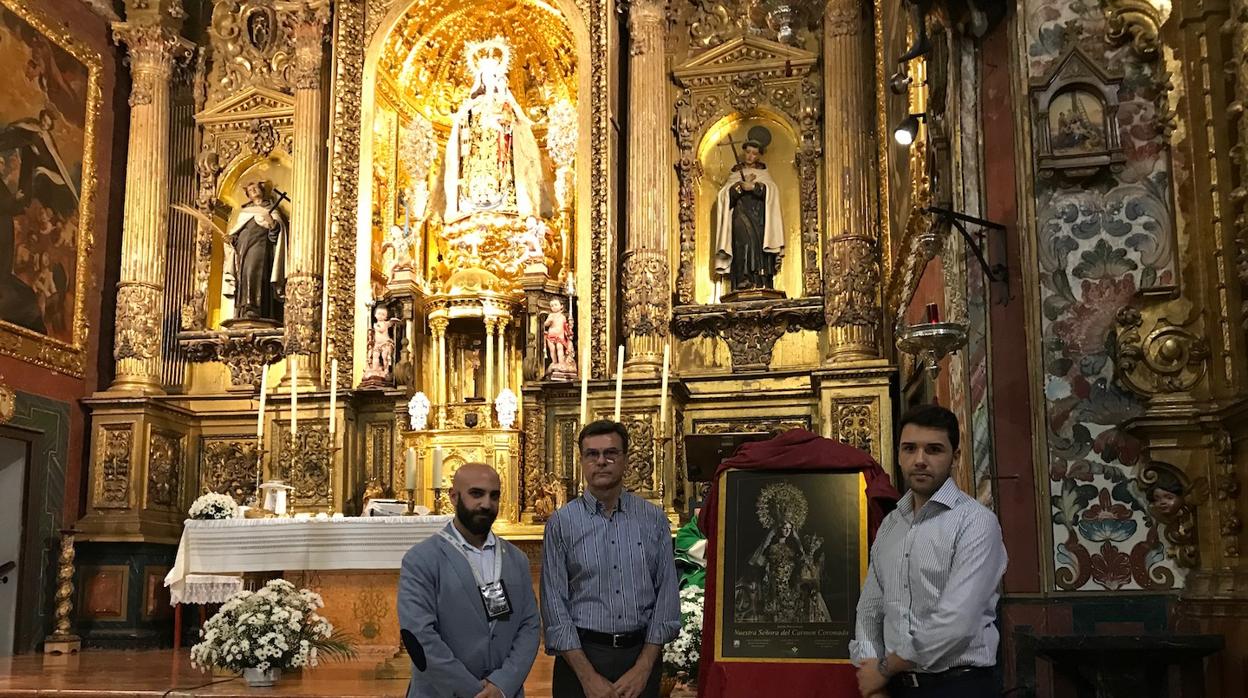 Presentación del cartel de la procesión del Carmen de San Cayetano