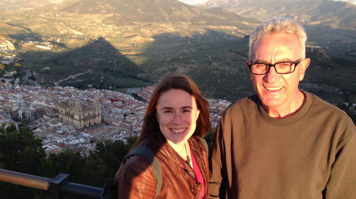 Diego Cañamero, junto a Damaris Pérez-Revert, candidata oficialista al Parlamento andaluz por Jaén