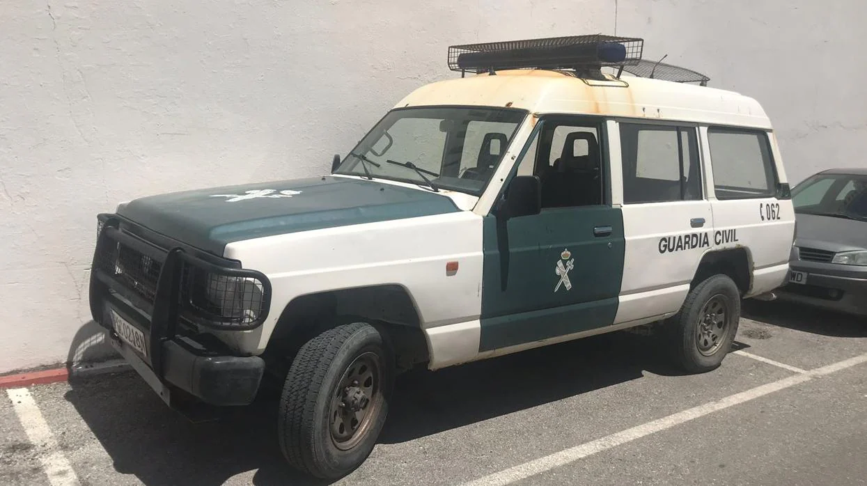 Vehículo usado por la Guardia Civil en el Campo de Gibraltar