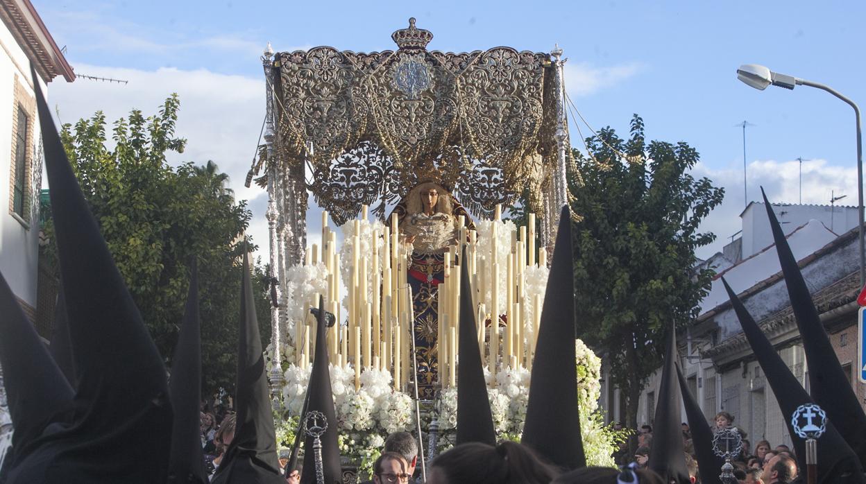 María Santísima de la Encarnación, en la Semana Santa de Córdoba 2018