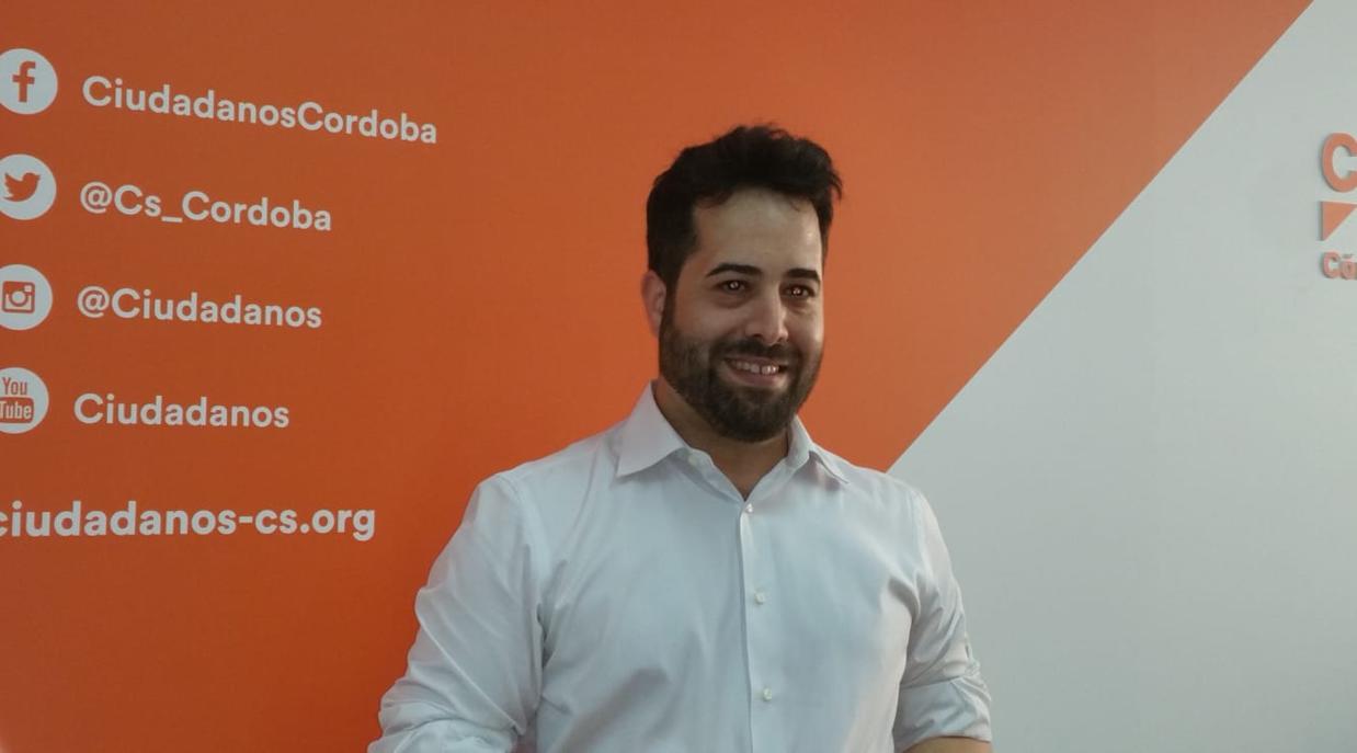 El candidato de Ciudadanos por Córdoba para las autonómicas, Francisco Carrillo