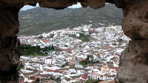 Vistas del pueblo de Luque desde su castillo