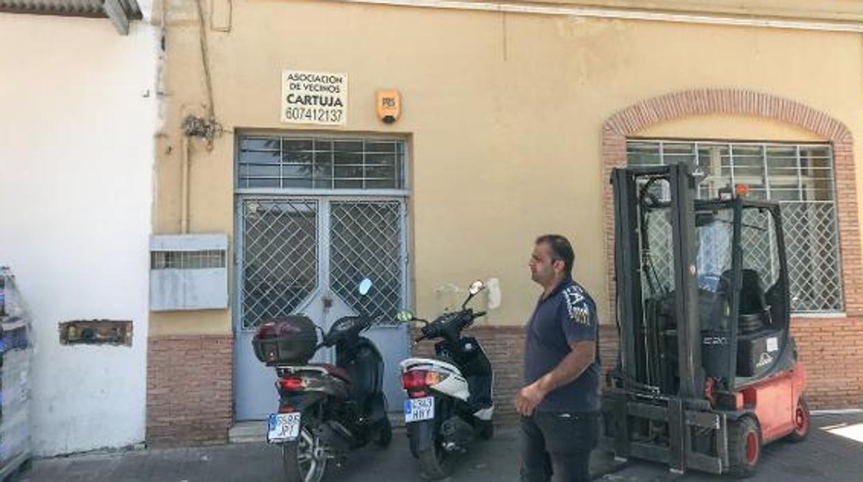 Sede de la asociación de vecinos Cartuja, en Granada