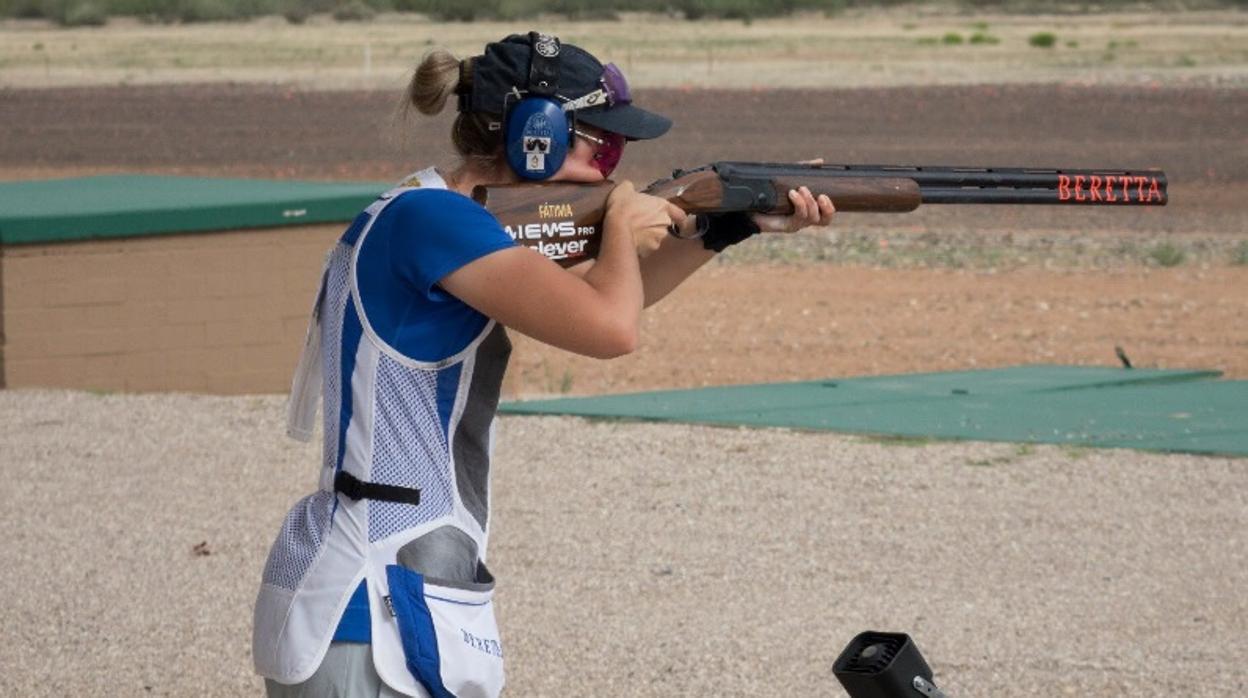 Fátima Gálvez durante el campeonato mundial