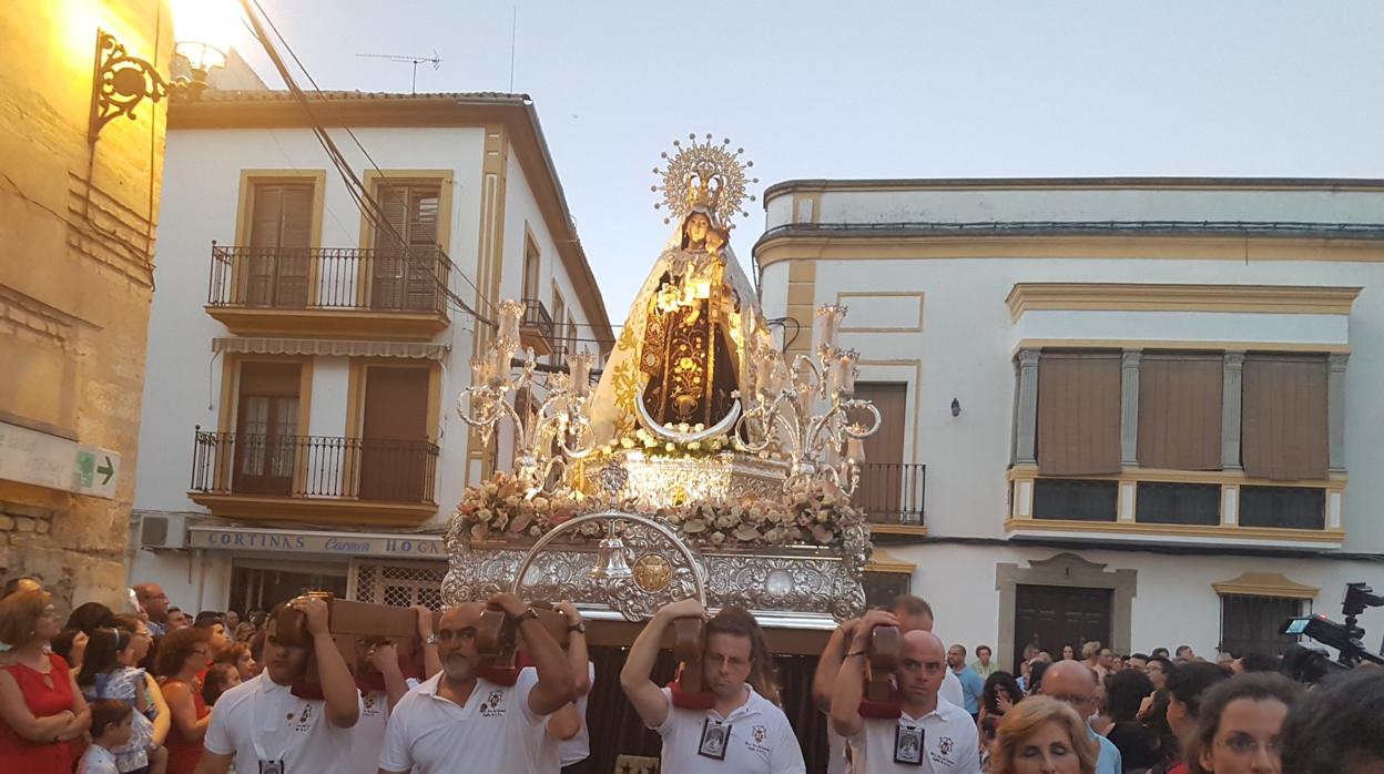 Procesión de la Virgen del Carmen de Aguilar de la Frontera