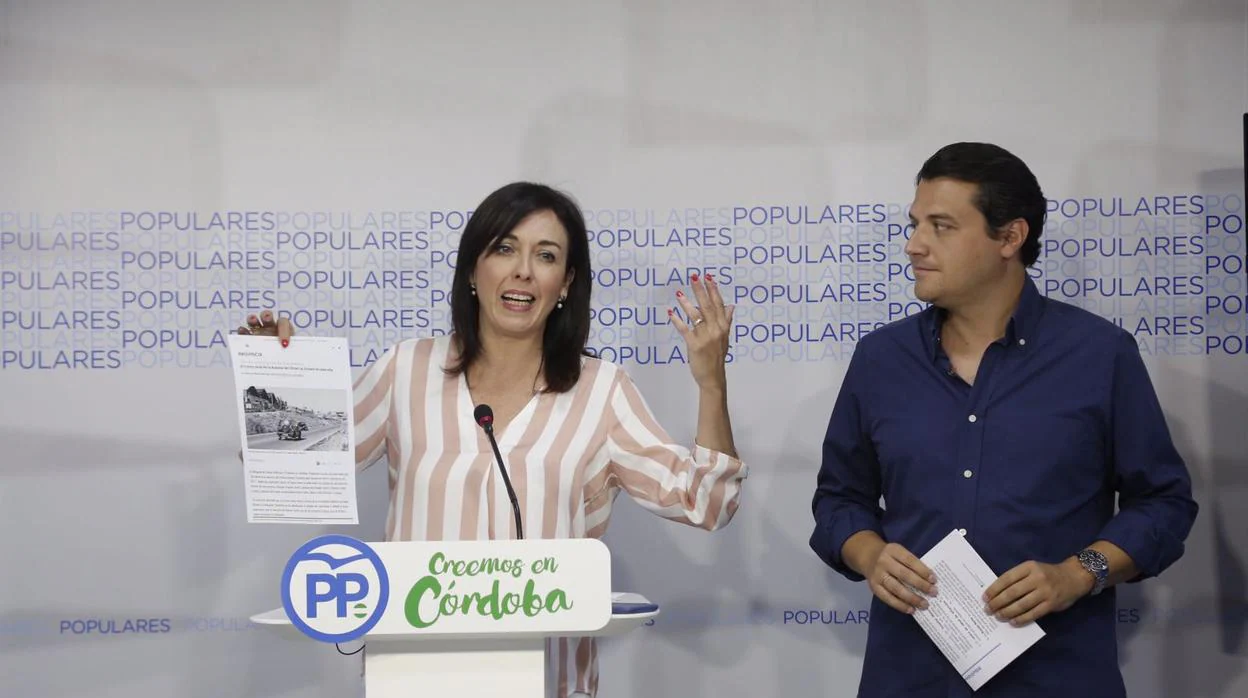 María Luisa Ceballos y José María Bellido, en la rueda de prensa