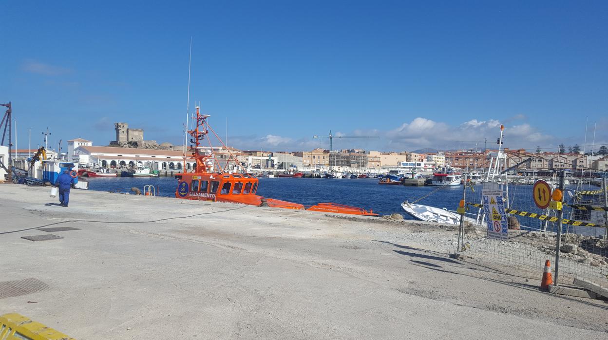 Imagen panorámica del puerto de Tarifa